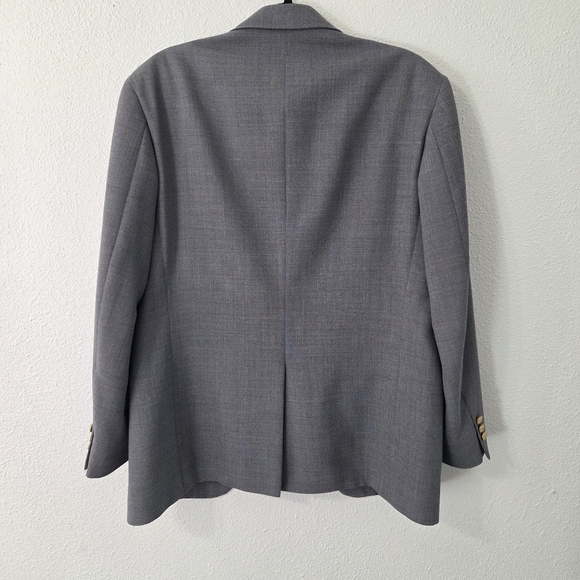 Palm Beach Men’s 42S Gray Blazer – 2 Button Classic Fit – Single Vent – Made in - Picture 2 of 12